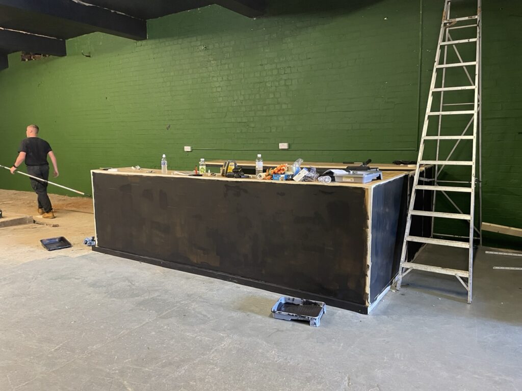 The counter at the entrance gets a makeover!